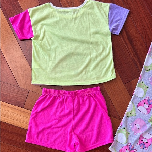 Colorful Squishmallow Animal Print Kids Pajama Set - Picture 4 of 8